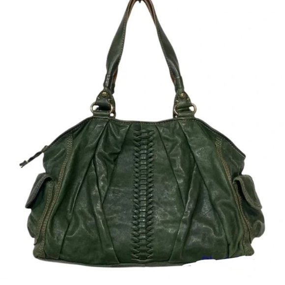 Lucky Brand Handbags - Lucky Brand 100% Lamb Italian Leather Satchel Handbag